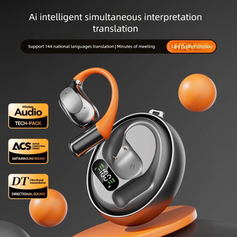 Famous Brand New M Smart AI Translation Non In Ear Hanging TWS Huaqiangbei Wireless Bluetooth Earphones