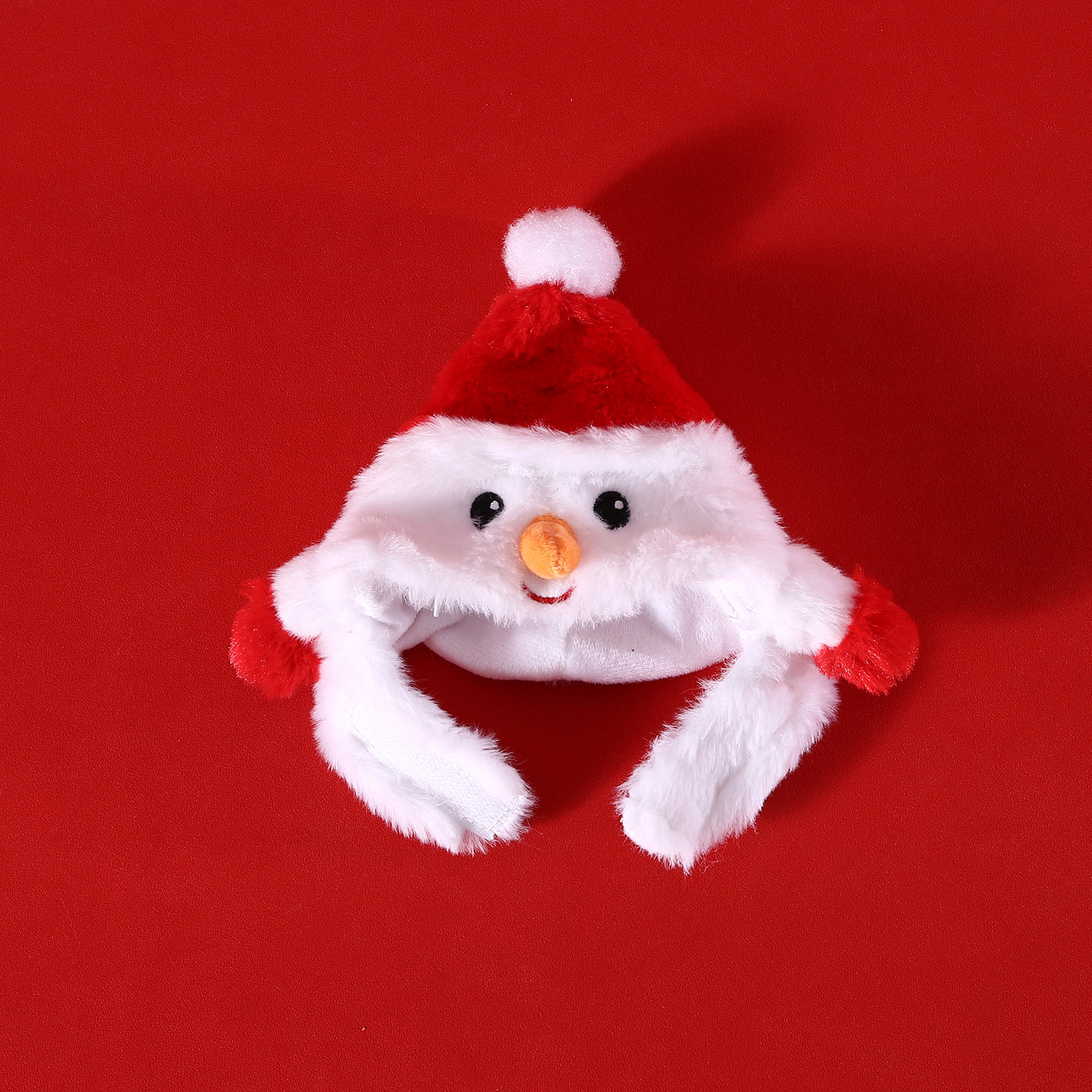 Free shipping Pet Supplies Cat Accessories 2025 New Pet Christmas Hat Small Dog Cat Plush Cartoon Snowman Christmas Tree Bell Cute Headset Hat