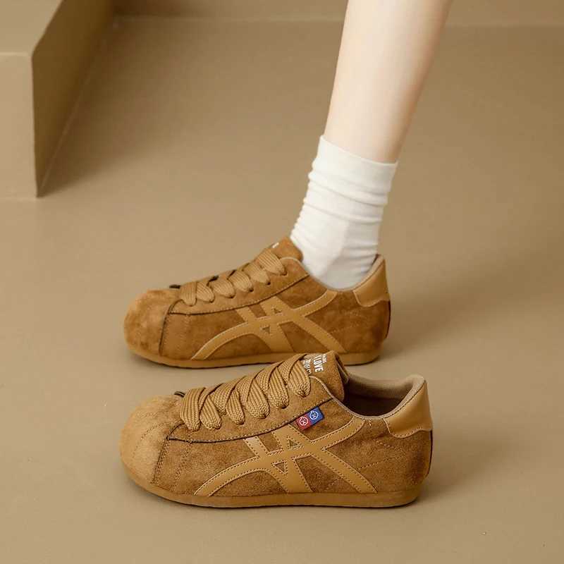 Fall New Style Platformed Merlot Lace-up High-top School Shoes Anti-slip and Durable Wens Casual Sneakers Y251105