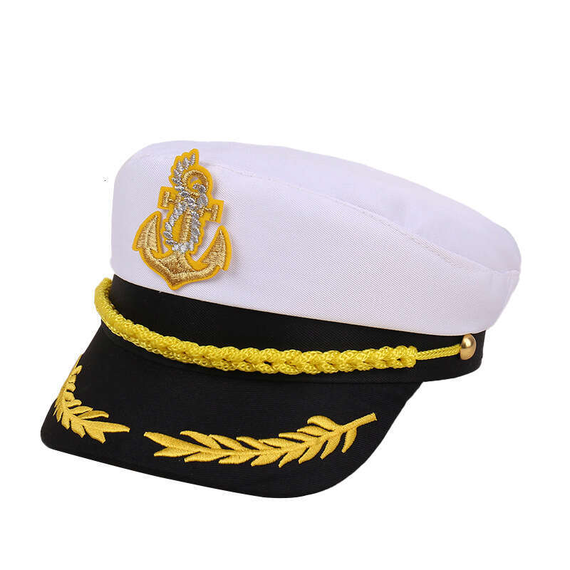 Halloween Carnival cosplay professional hat headband, navy captain sailor hat, children's stage party, police hat