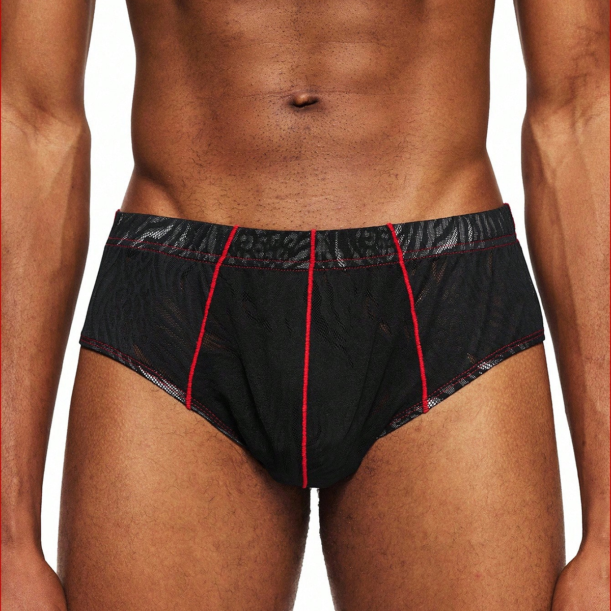 Men's Underwear-Men's Mesh Breathable Loungewear Boxers - Lightweight Skin-Friendly Loose Home Shorts-250103