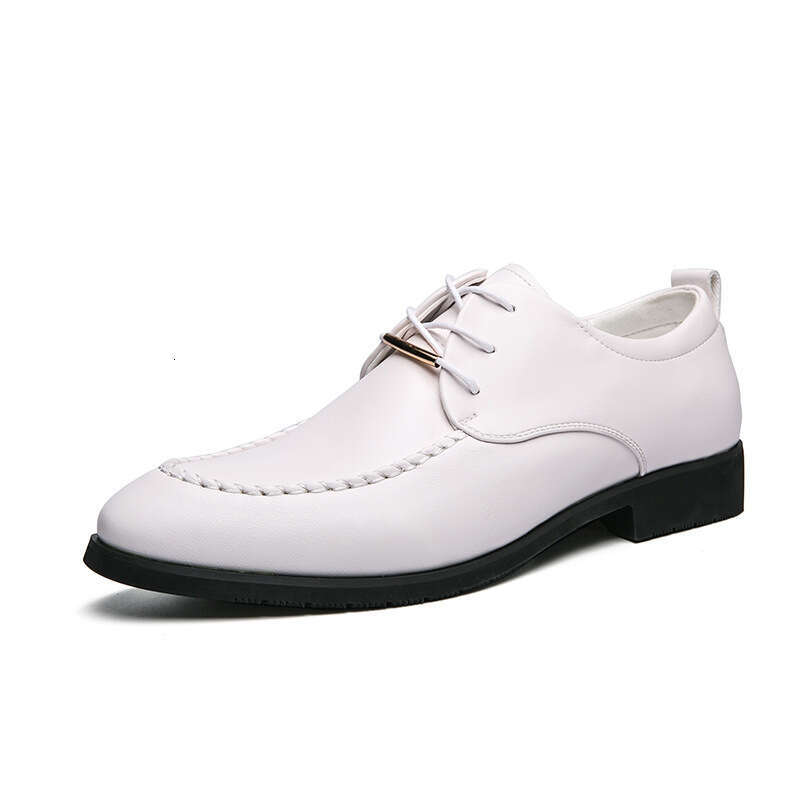 Large Men's Business Dress British Casual Bright Lacquered 38-45 Youth Work Fashion Leather Shoes