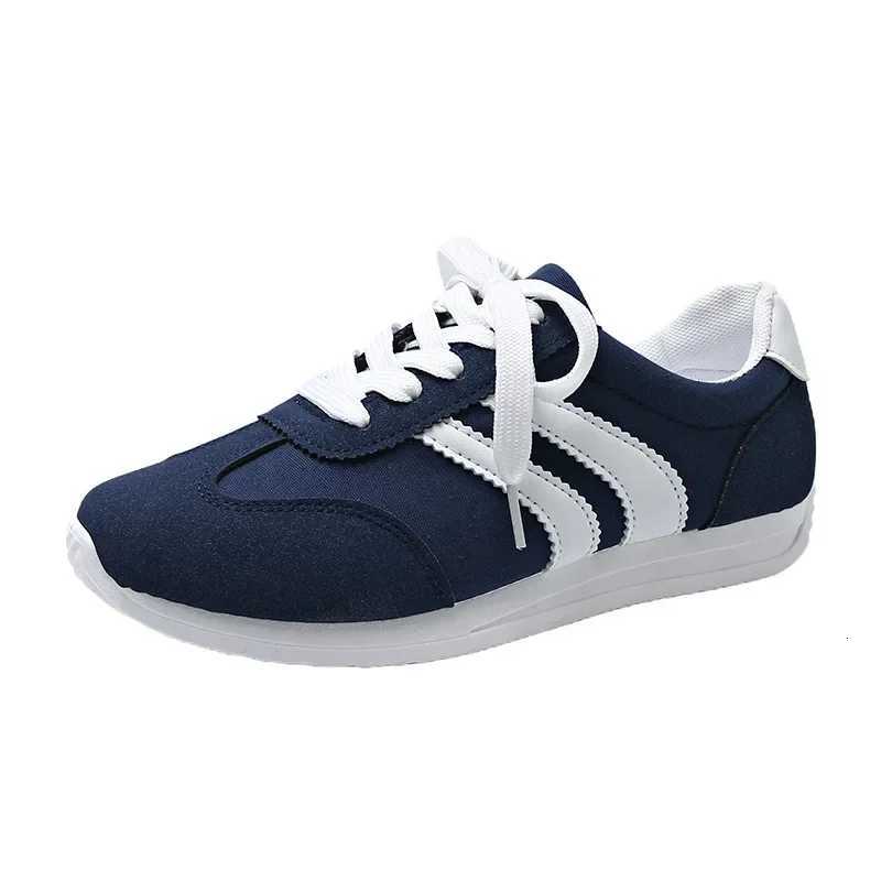 Large Size Sport Shoes Wens Casual All Mah Spring Autumn Flat Bott w Blue Style Cfortable Running Shoes Y251105