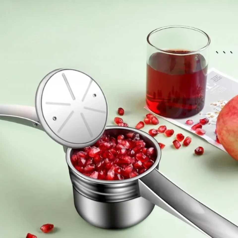 Manual juicer stainless steel juice press mashed potatoes garlic vegetable dehydration tool juicer C251105