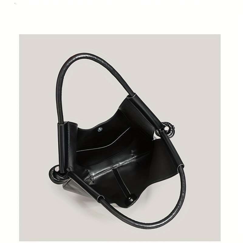 Eonothem French Inspired Women Shoulder Bag Tote With Adjustable Braided Handles, Spacious Minimalist Design For Daily Use & Travel, Deep Brown