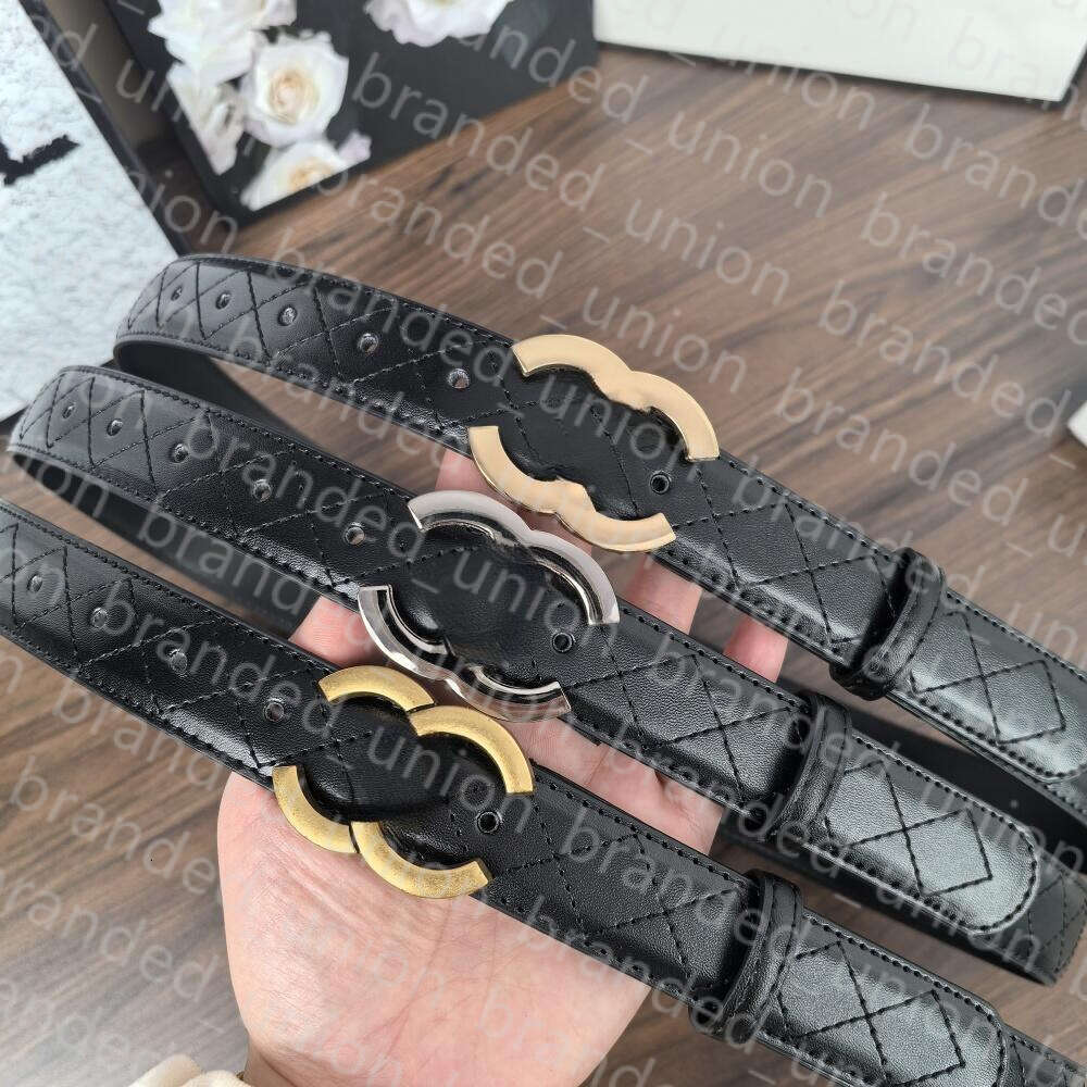 Fashion Designer belts men women classic luxury casual letter Big gold silver black buckle leather Unisex Popular Jeans Waist Belt Dress Waistband Width 3.0cm