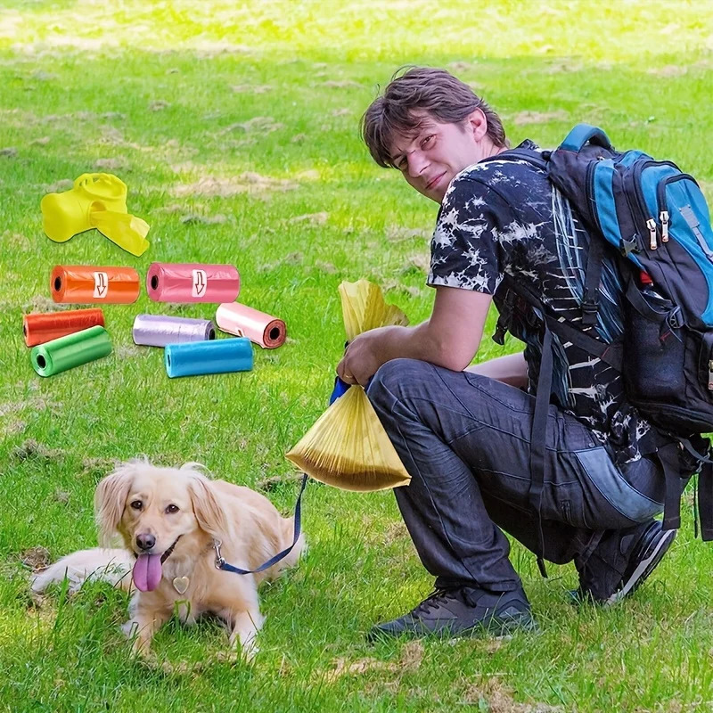 1200pcs Random Color Cartoon Claw Pattern Dog Urine Bag Pet Urine Bag Leak proof Dog Garbage Bag Used for Pet Supplies 250403