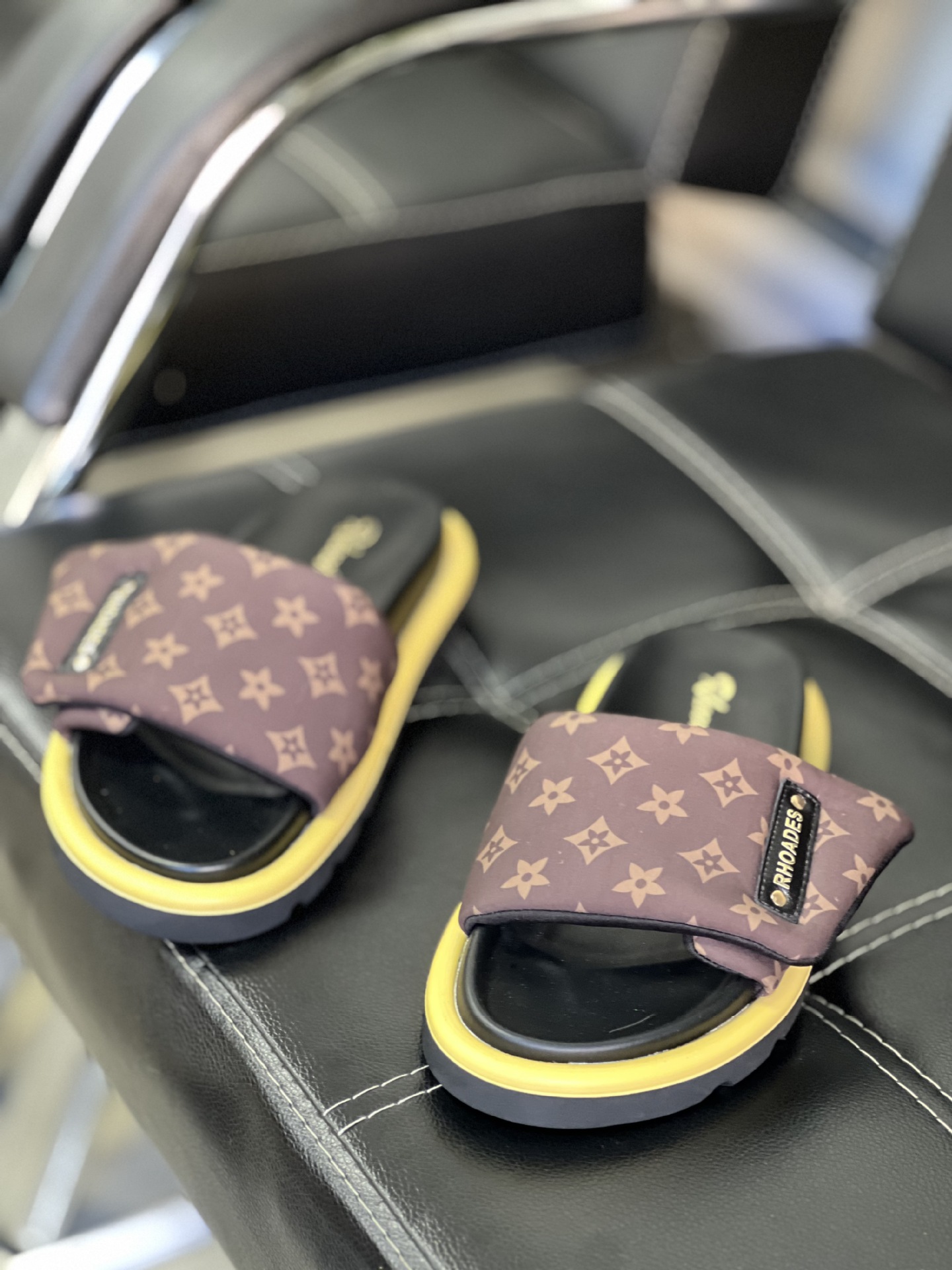 new Rodis platform sandals adjustable flat shoes flip-flops beach genuine leather women's shoes