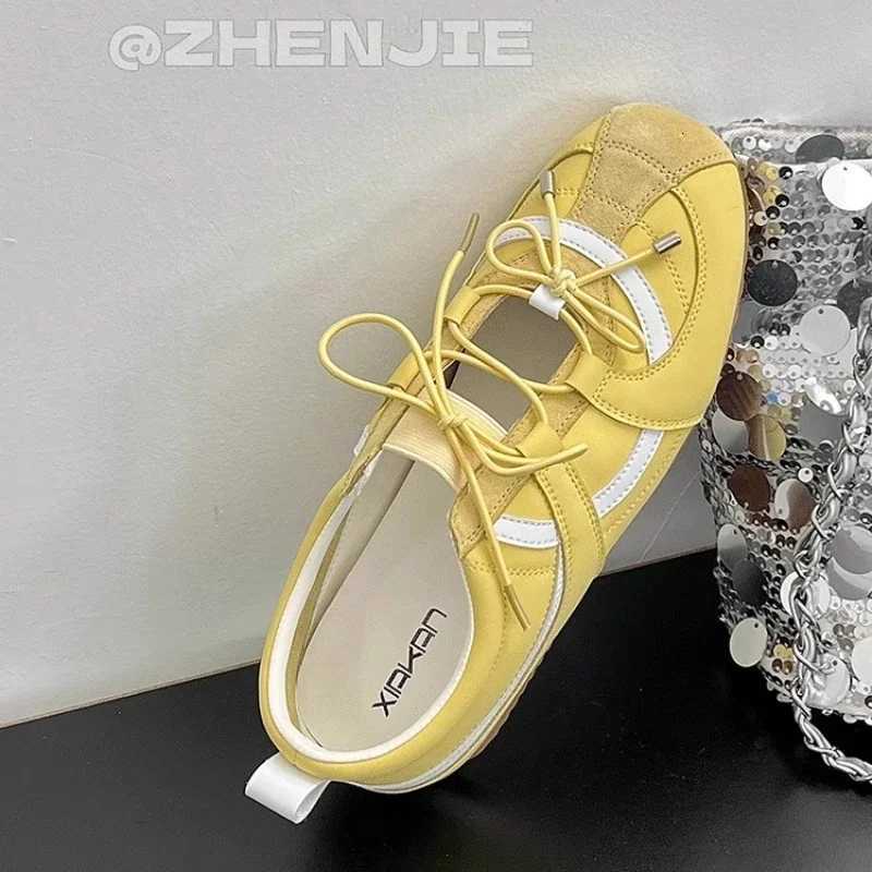 Fion Wan Casual Sneakers 2025 Summer New Korean Style Soft Bott Anti-slippery Versatile Bowtie Cut-outs Cool Sports Shoes Y251105