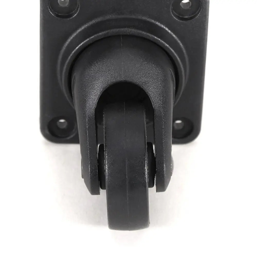 1Pc Luggage Universal Wheel Black Plastic Suitcase Pulley Replacement Trolley Suitcase Universal Wheel Durable Luggage Accessory 251031