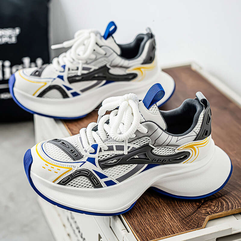 Cross-Border Large Size Spring and Autumn New Casual Running Sports for Men Height-Increasing Thick-Soled Forrest Gump Dad Shoes Trendy Style