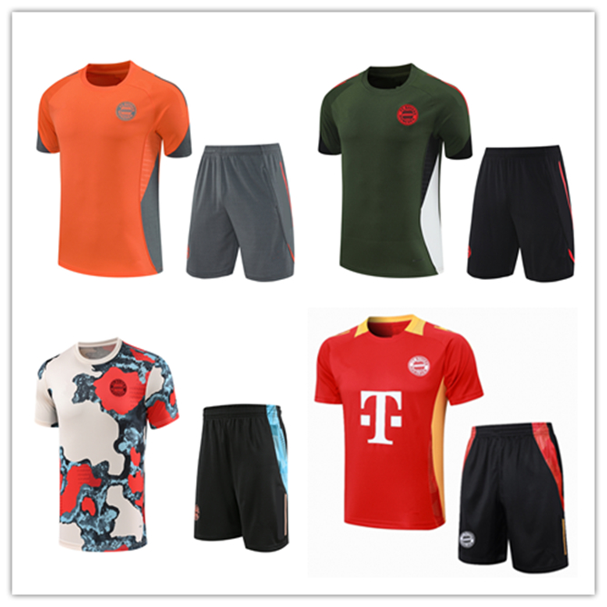 2024 2025 2026 Bayerns Munich football Short sleeves 25 26 SANE KANE soccer jersey Bayerns soccer training suit tracksuits survetement foot kits sets
