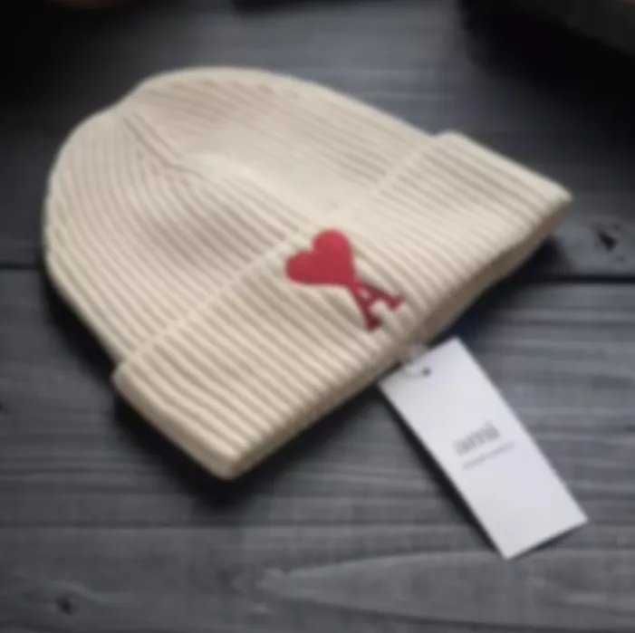DH Women's Outdoor Casual Popular Beanie Designer Love Knit Ami Classic Cashmere Asquette Warm Winter Ski Hat Men's Hiking