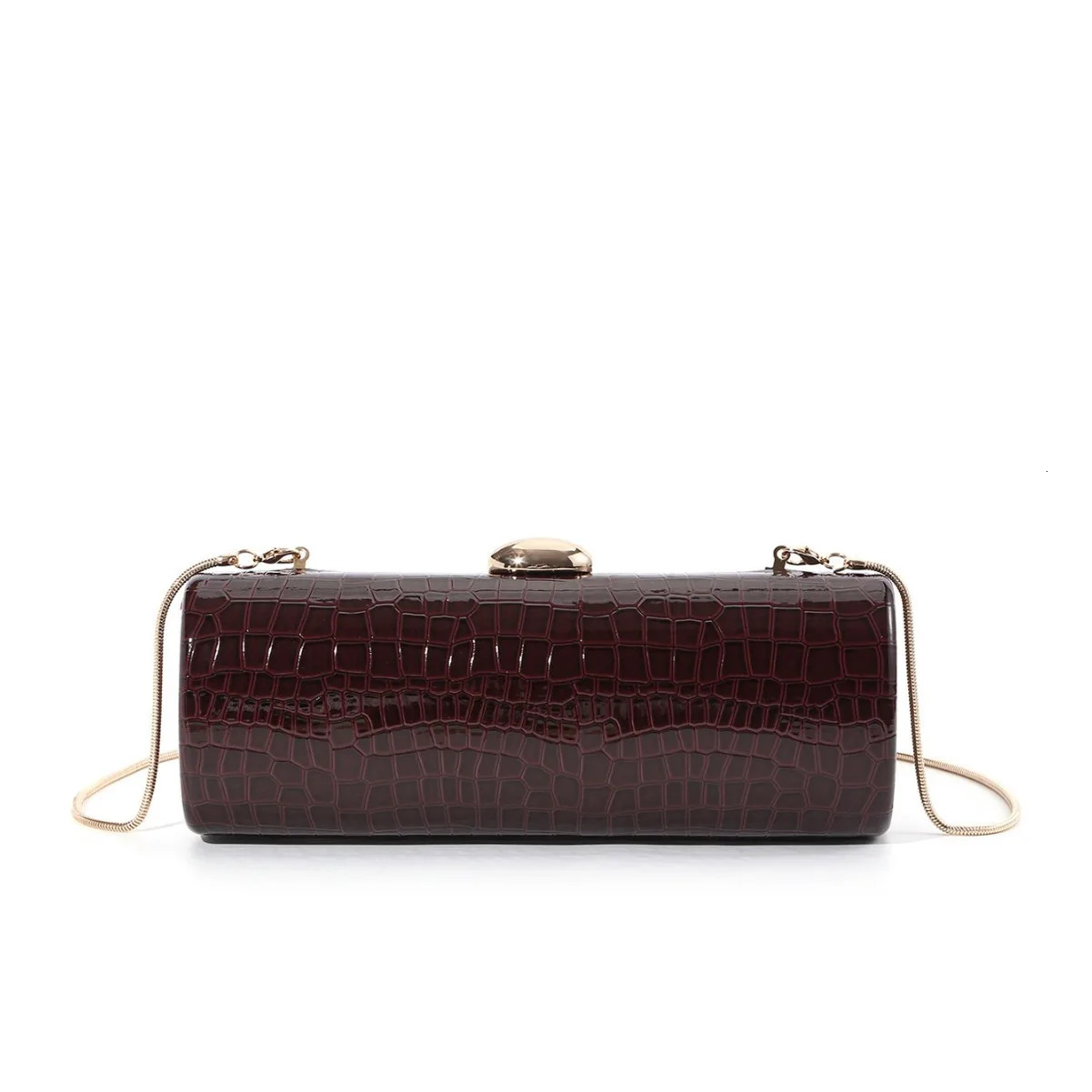 leather evening bag womens French handbag wallet wedding party clutch bag womens shoulder bag 250402