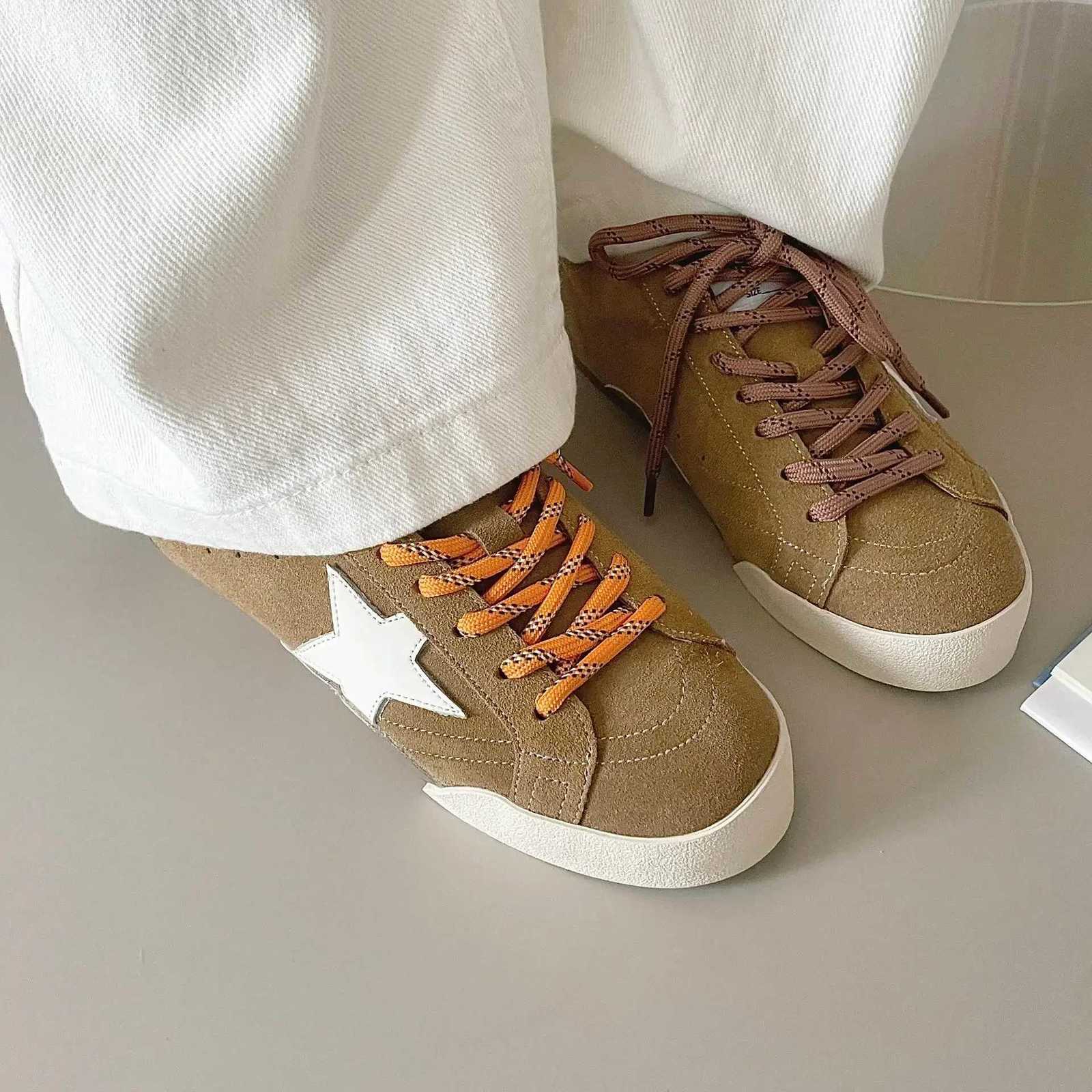 Breathable Increased Height round Korean Style Wens Deqin Shoes Flat Bott Slip-On Board Shoes Casual Net Shoes Y251105