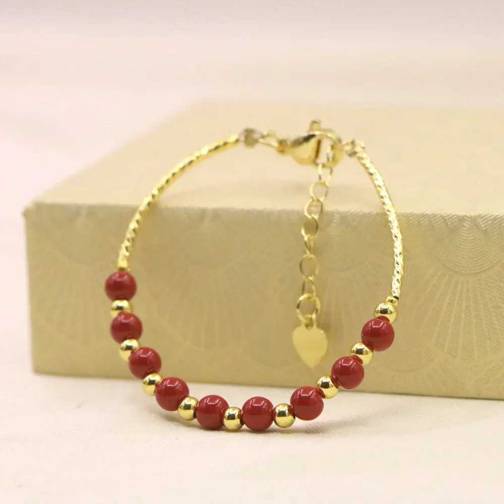 New Lovely Red Baby Girls Lobster Clasp Pearl Beads Accessories Girls Yoga Christmas Wedding Gift Jewelry Charm Fashion C251105