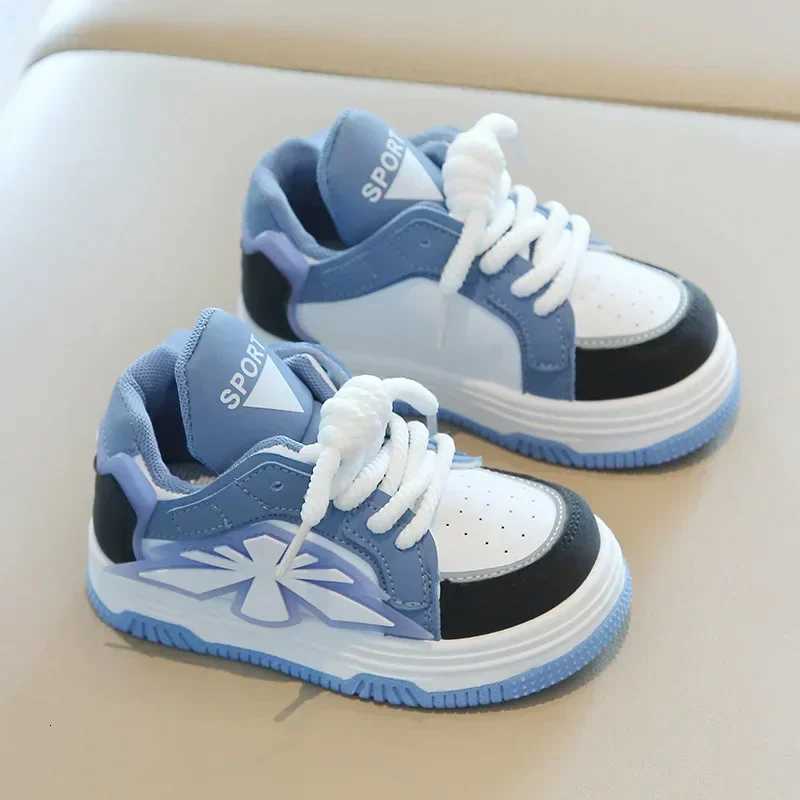 2025 New Spring Childrens Sneakers Boys Sport Shoes Girls Non-slip Casual Shoes High Top Student Shoes Toddler ShoeT251105