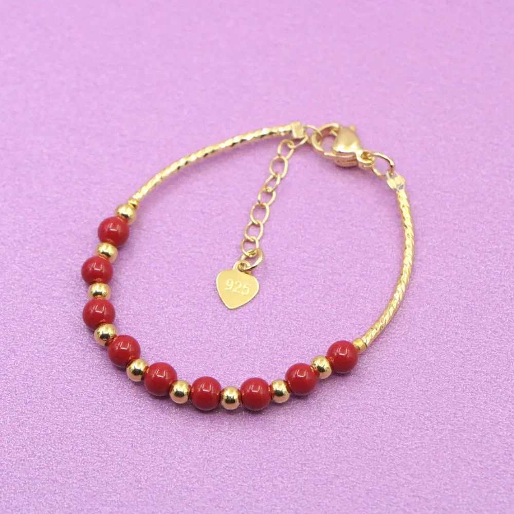 New Lovely Red Baby Girls Lobster Clasp Pearl Beads Accessories Girls Yoga Christmas Wedding Gift Jewelry Charm Fashion C251105