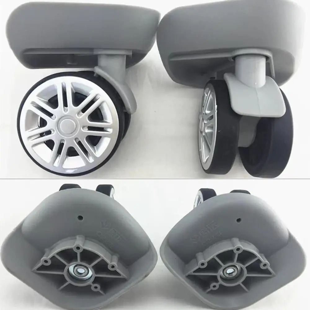 2Pcs Silent Luggage Wheels Replacement Wheels Suitcase Wheels Luggage Spinner Caster Box Repair DIY Travel Suitcases Accessories 251031