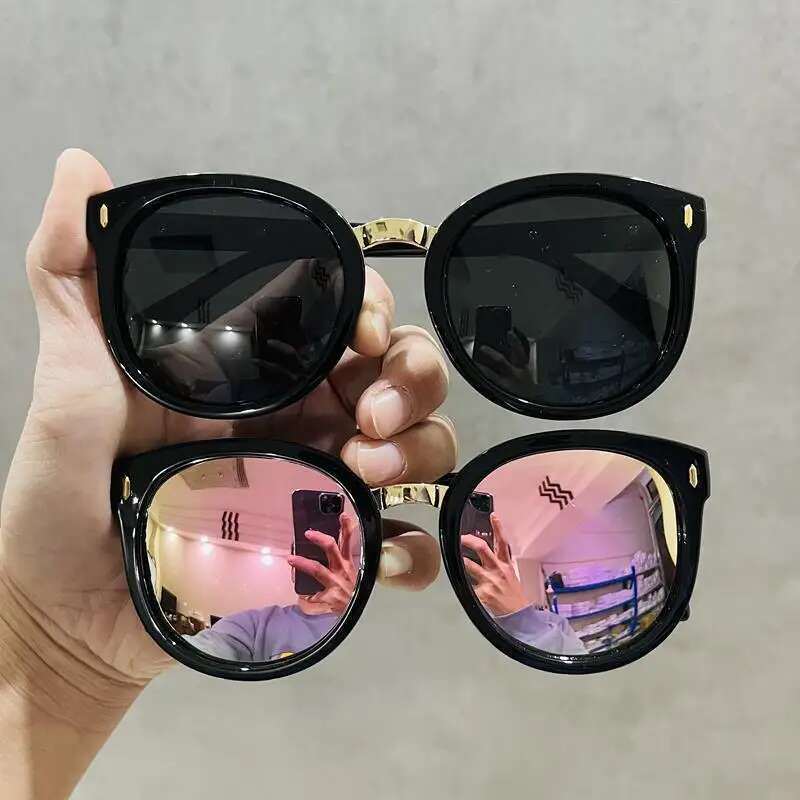 New Polarized Men Circular Sunglasses Women Brand Designer Sun Glasses Women's Summer trend Eyewear UV400 Oculos De Sol