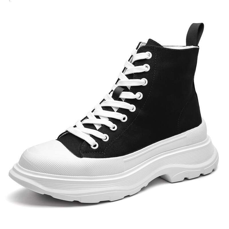 Canvas men's high top Martin 2022 new summer breathable casual board shoes Tiktok boots