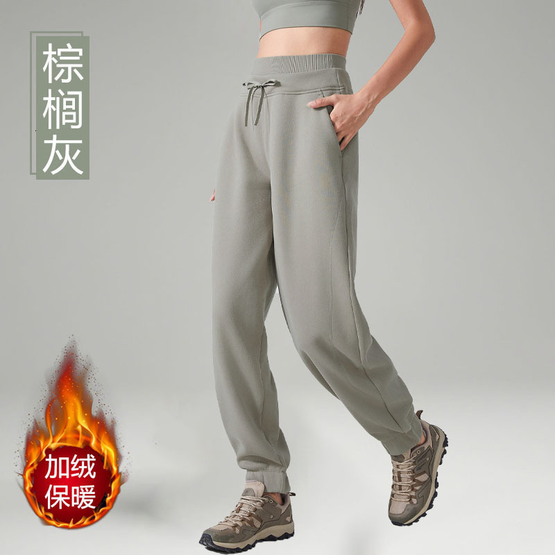 Womens Sports Sweatpants Autumn Winter New Loose Joggers Thickened Pants High Waist Slimming Harem Pants y250107Z