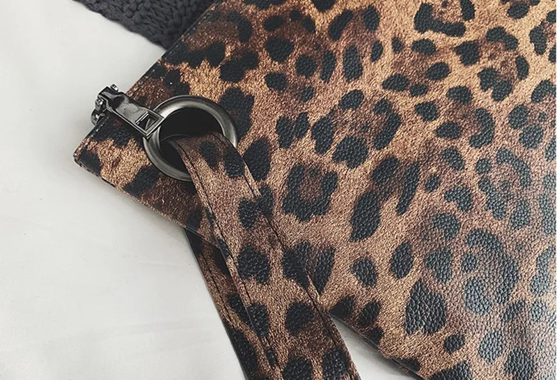 Leopard Womens Clutch Package Clutch Package Womens Evening Party Package High Quality PU Leather Shoulder Messenger Bag Handbag 250402