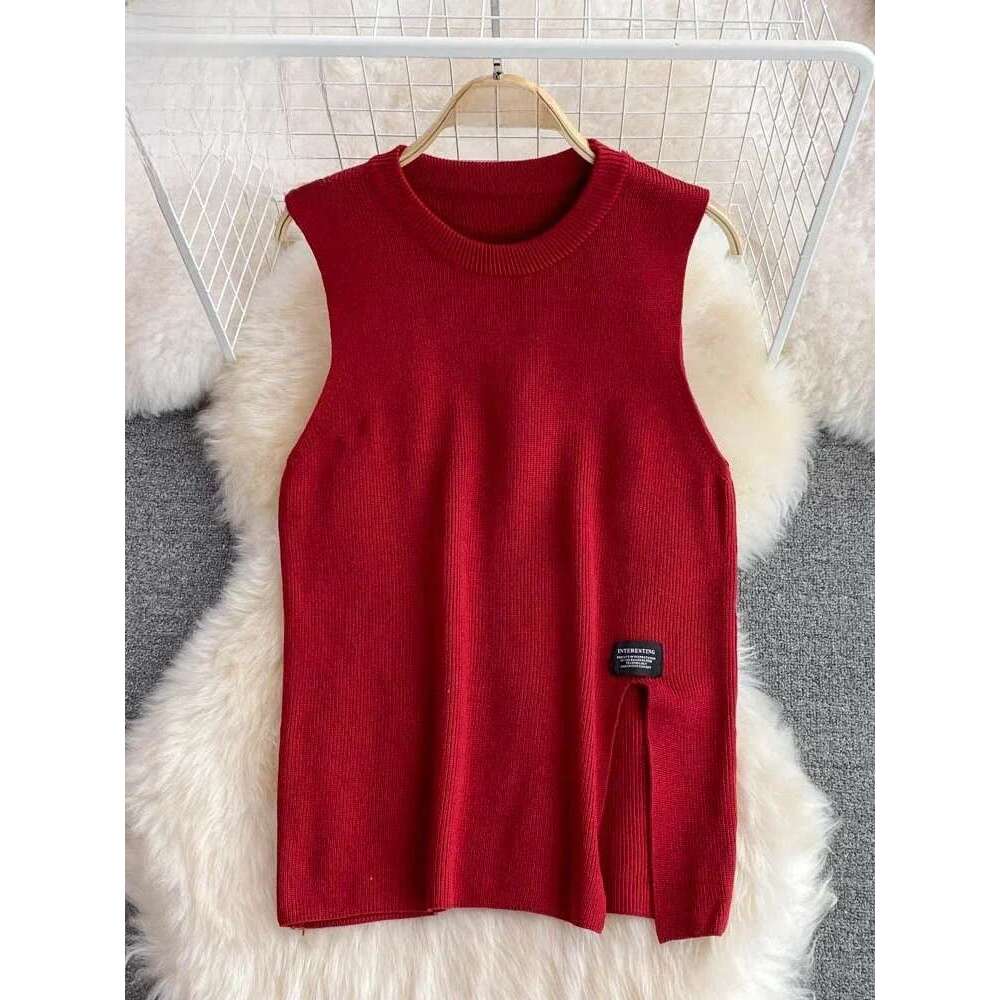 Women's Chic Age-Reducing 2-Piece Set Long Sleeve White Shirt Sweater Loose Fit Knit Vest Pullover Spring Autumn Fashion Designer Sweater Bear Sw