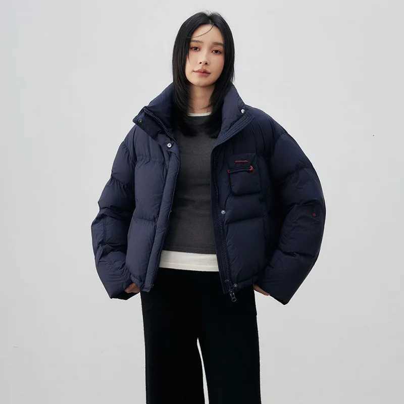 Down Jackets Woman Winter Coats New Warm WomenS Clothing Trend 2025 Short Down Jackets Stand Collar High Quality Loose CoatT251105
