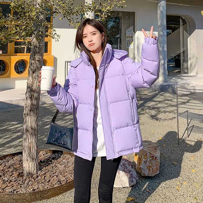 2025 Winter High-Quality Women Overcoat Casual Solid-Color Women Down Jacket New Style White Duck Down Womens Down Jacket H409T251105