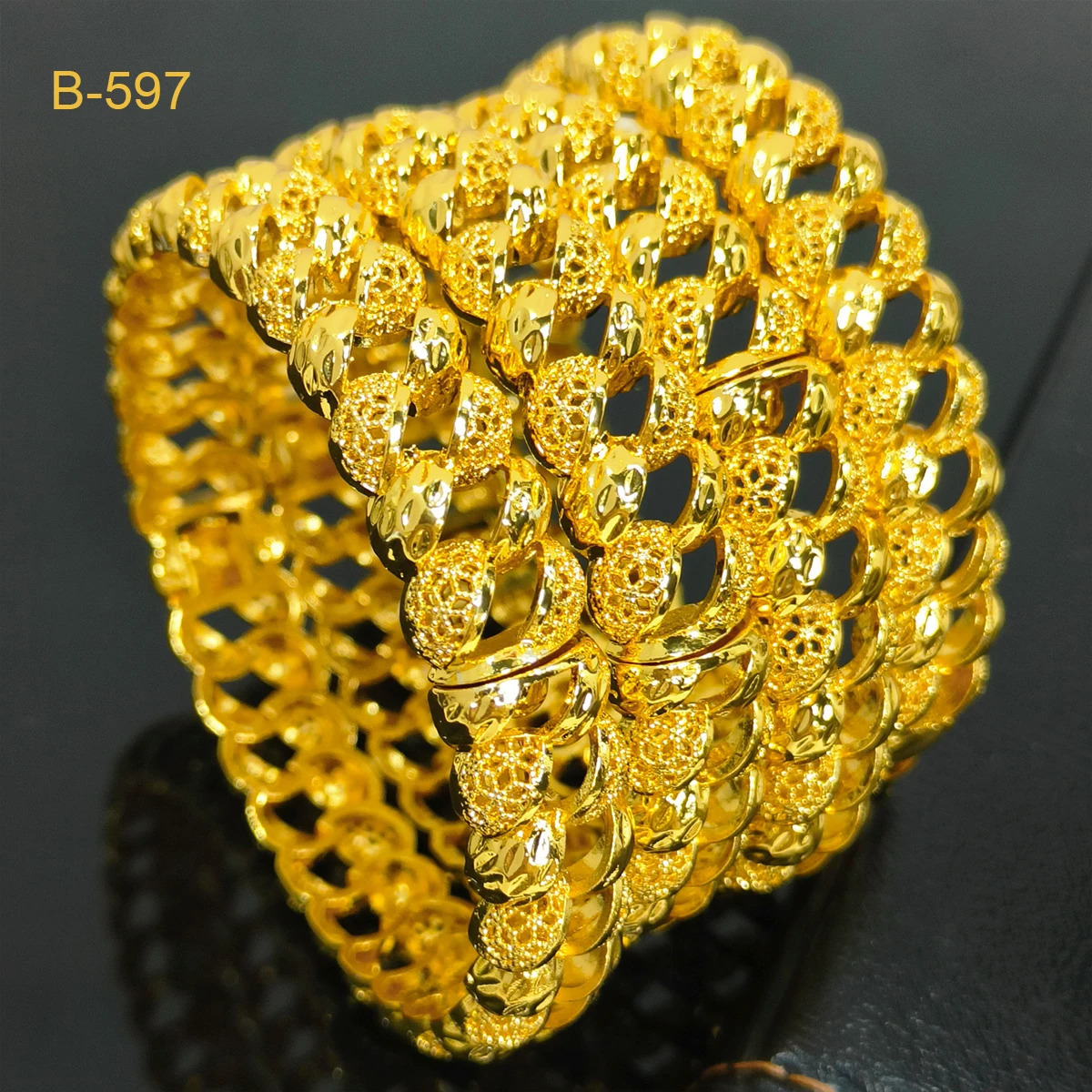 ANIID African 24k Gold Plated Bangles For Indian Women Wedding Bridal Ethiopian Brazilian Bracelets Dubai Jewellery Gifts 251031