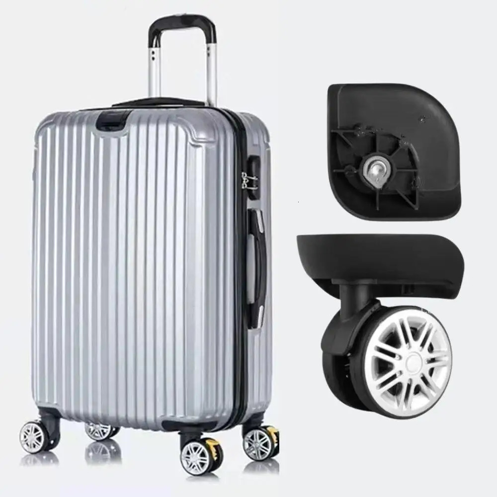 2Pcs Silent Luggage Wheels Replacement Wheels Suitcase Wheels Luggage Spinner Caster Box Repair DIY Travel Suitcases Accessories 251031