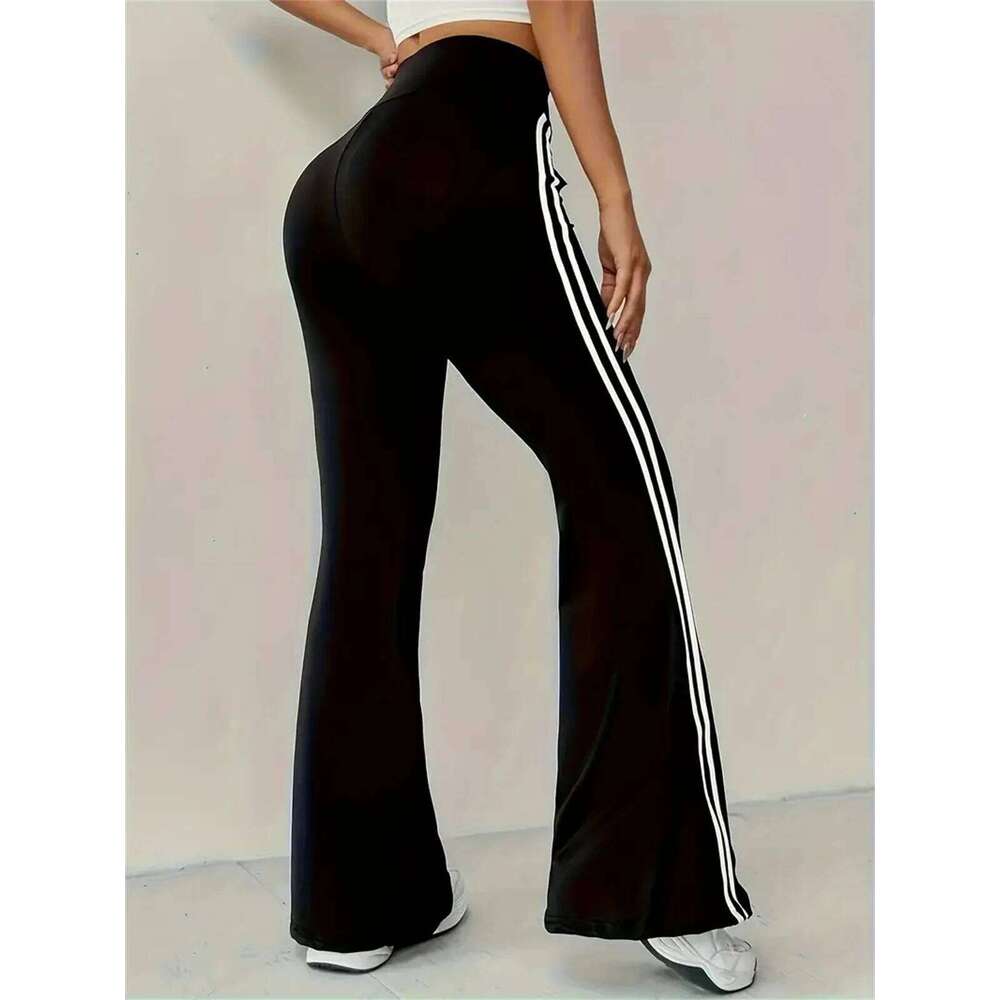 Women's Slim Casual Flare Pants Hight Waist Fashin Micro Pull Trousers 2025 Spring Summen Female Outfit Pant Street Chic Clothes
