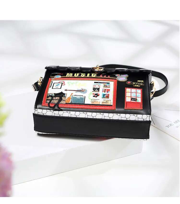 Designer Handbag For Fashion Beautiful House Shape Shoulder High Quality Women Crossbody Style Messenger Bag