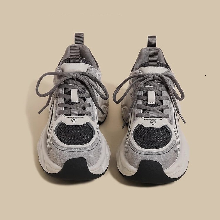 Free Shipping 2025 New design Sneakers Retro Running Shoes Breathable Anti-slip and wear-resistant Thick Sole Sport Shoes for Women