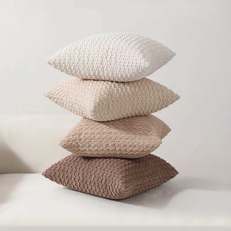 Simple Christmas Throw Pillowcase Cojine Corduroy Three-Dimensional Bubble Granule Sofa Pillow Cushion Cover 30x50/45x45/50x50cm Y251105