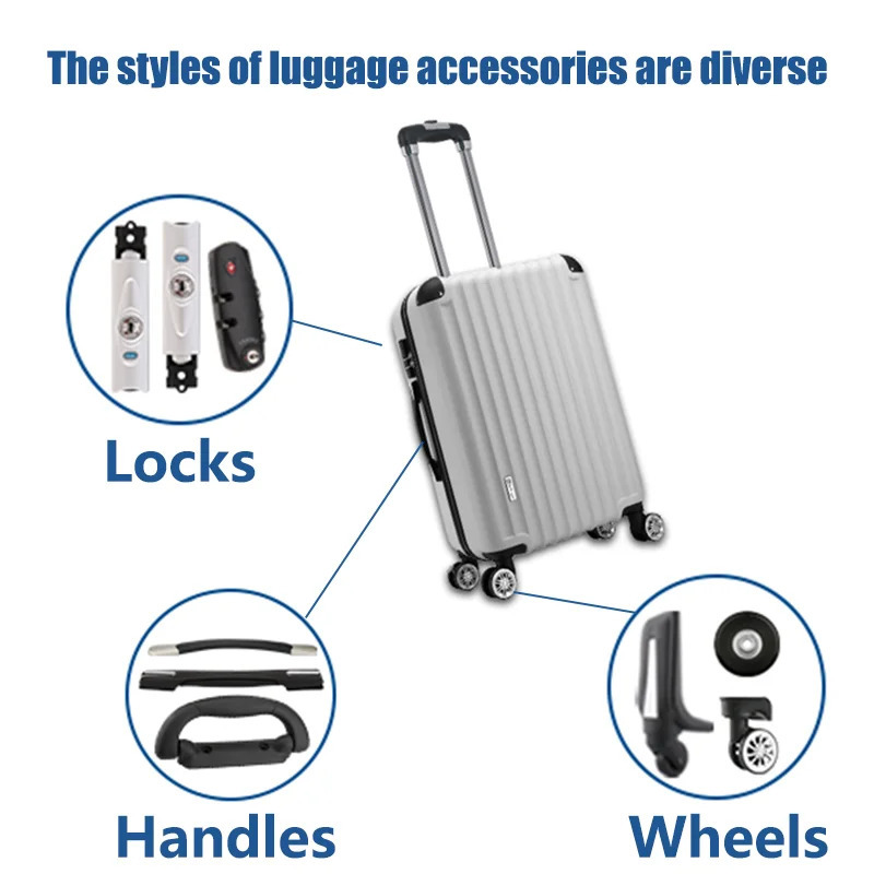 Suitable for SWISSGEAR Suitcase Universal Wheel Luggage Accessories Spare Parts for Trolleys Wheel Replacement Repair 251031