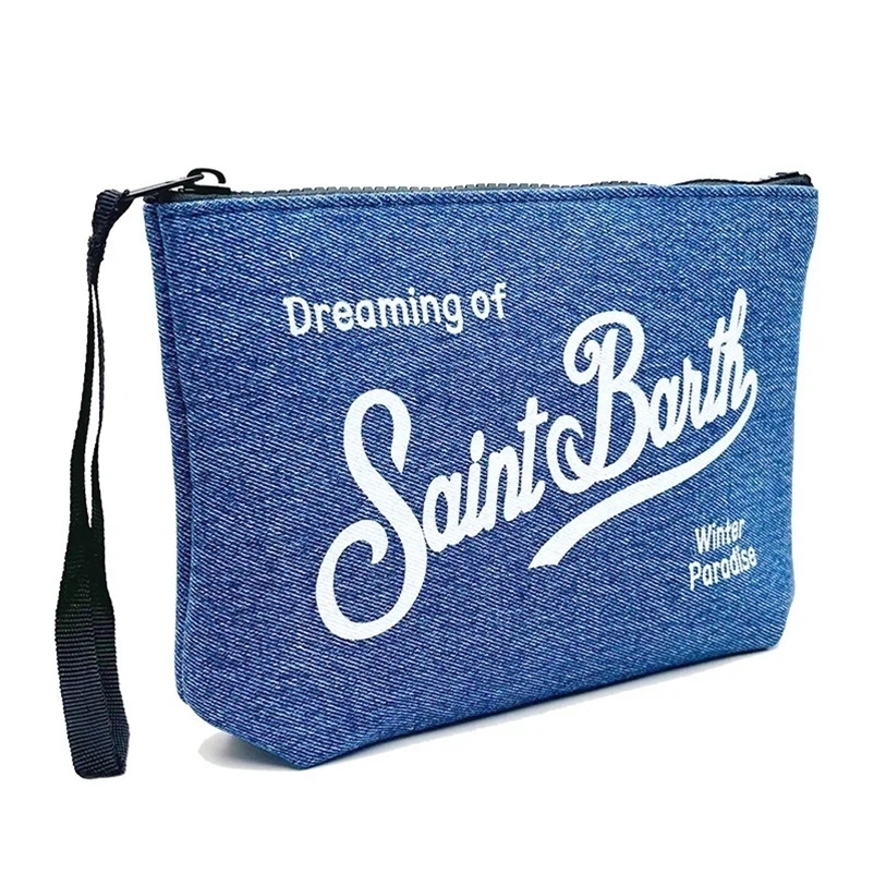 SBT Womens Bag Solid Color Fashionable Denim Canvas Womens Handbag Letter Printed Multifunctional 251104