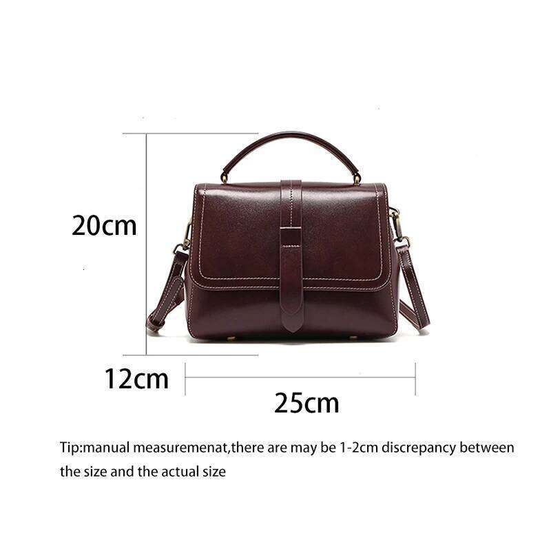 Fashion Niche Design Handbag Retro Women Genuine Cowhide Leather Shoulder Crossbody Bag Messenger Bags Large Capacity 251105