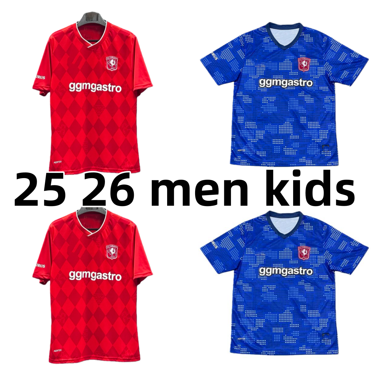 FC Twente Soccer Jerseys 25 26 Home and Away Official Football Shirt Kit for Men kids child set player version