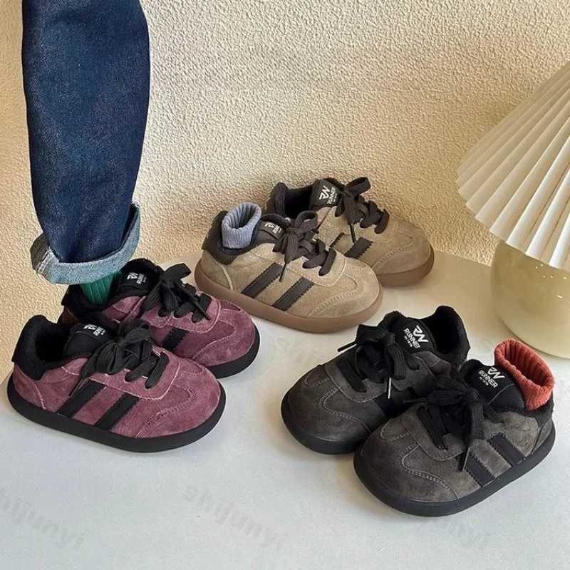 Children Baby Casual Sneakers 2025 Autumn Fashion Kids Sport Shoes Girls Boys Comfortable Anti Slip Stripe Outdoors Running ShoeT251105