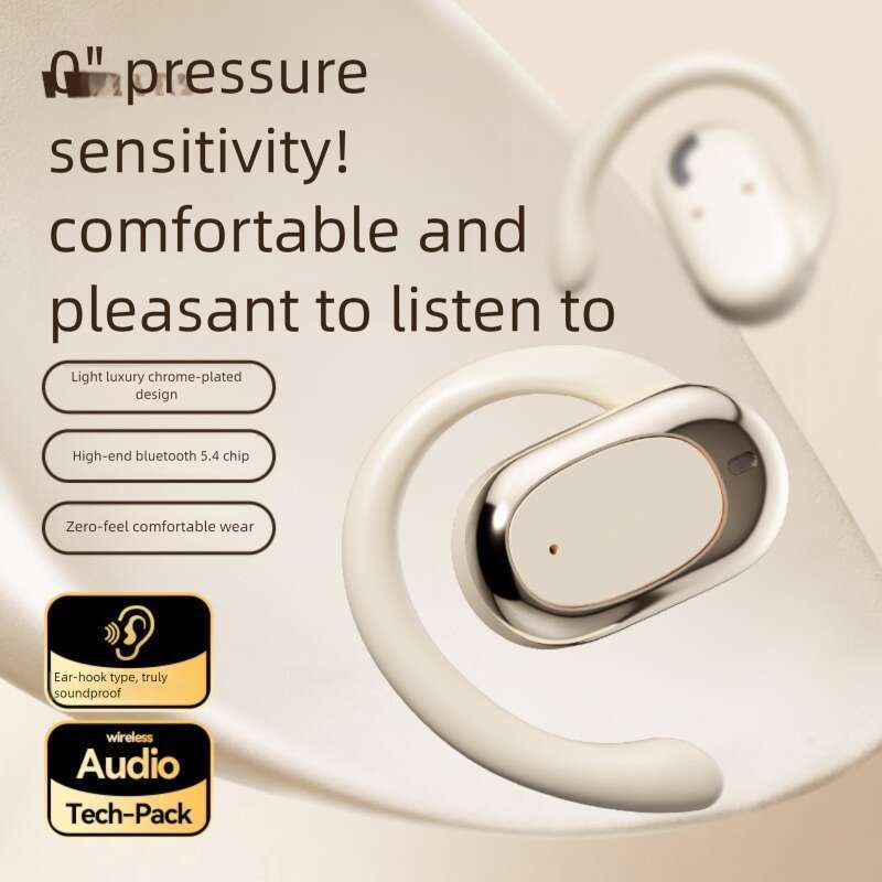 Famous Brand Smart AI Translation M Non In Ear Open Ear Digital Display Air Conduction OWS Bluetooth Earphones