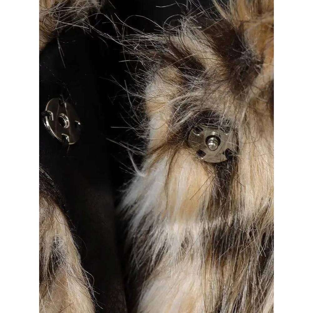 Fashion Faux Fur Women Autumn Warm Stylish Casual Coat Winter Street Slim Elegant Outerwear Femme New