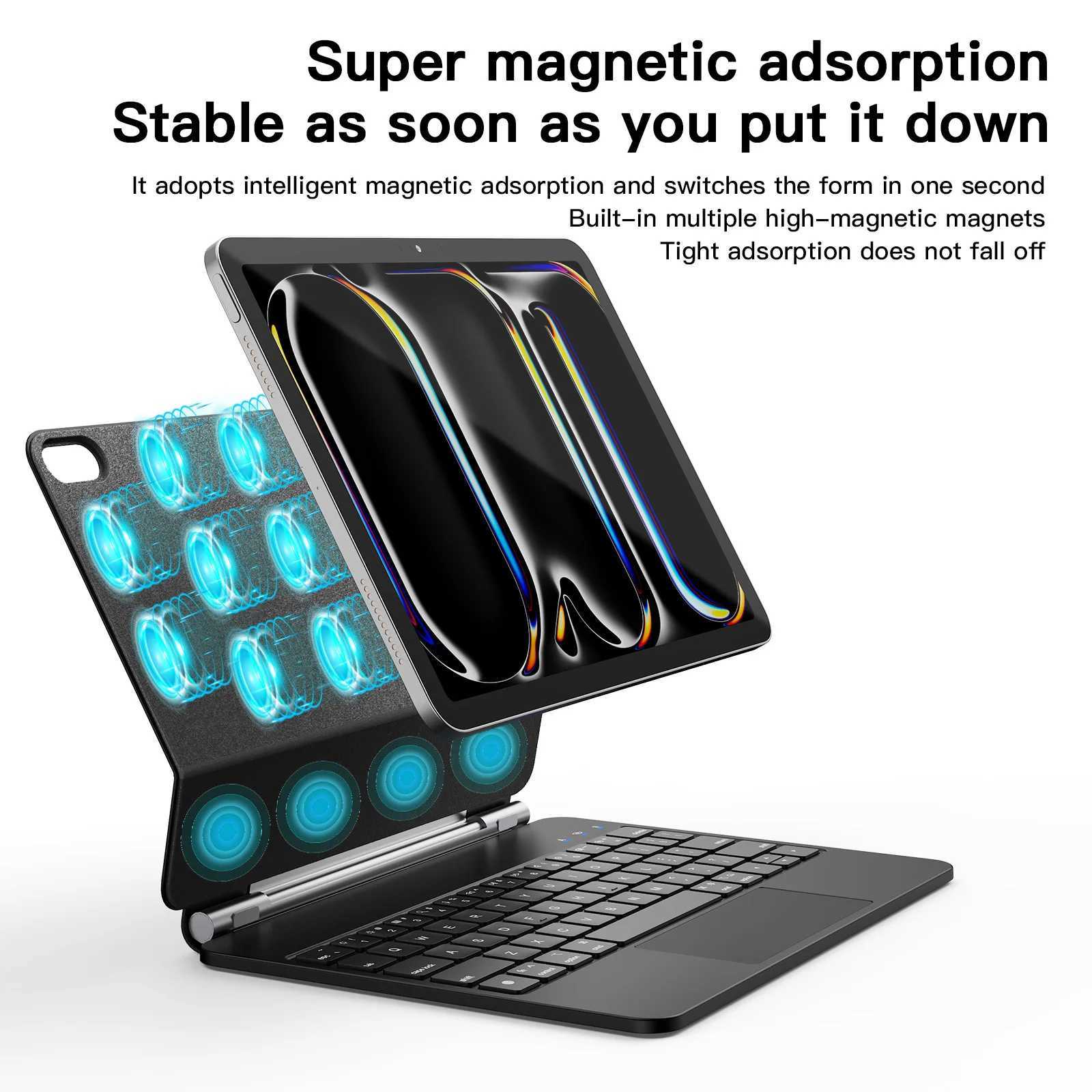 Magic Keyboard for iPad Air 4 Air 5 Air 6 Air 7 11 inch case for iPad Pro 11 inch 2018-2022 Generation Cover Smart Cover H251105