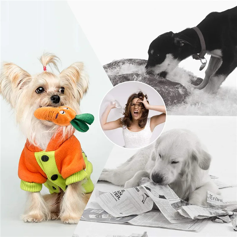 10/20/50 Packaging dog squeeze toy plush game cute plush toy for wholesale of small and medium-sized dog wool toys 250402
