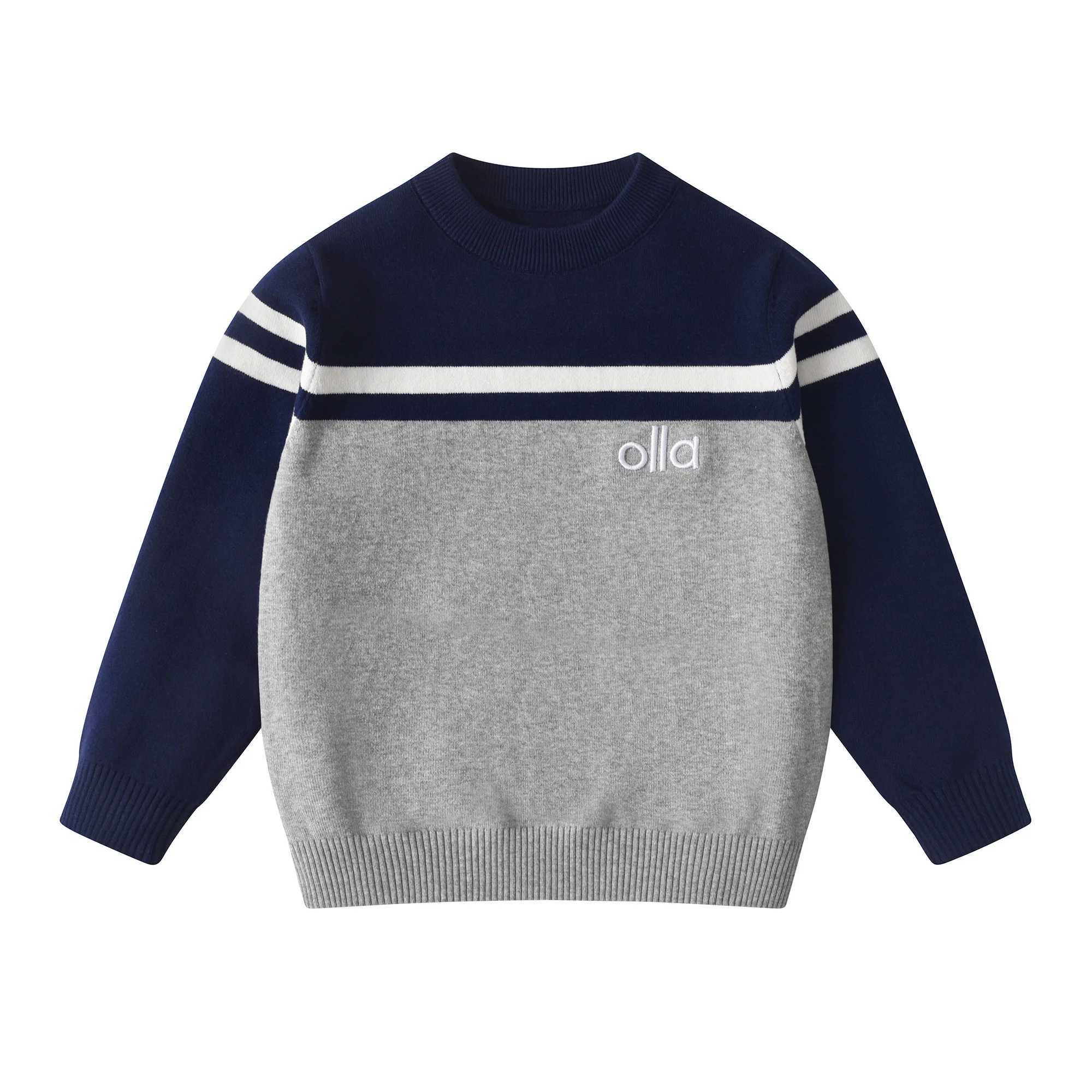 Kids Sport Sweatshirt - Soft Cotton Long Sleeve Crewneck Pullover Sweater for Children Boys Girls Autumn and Winter Style L251104