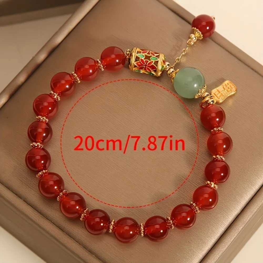 2025 Elegant Red Agate Bead Suitable for Women To Wear - Multi Functional for Women Jewelry C251105