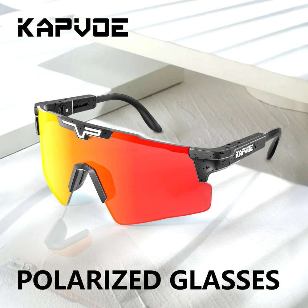 KAPVOE Polarized Sunglasses Men MBT Cycg UV400 Outdoor Sports Bicycle Women Road Bike Glasses