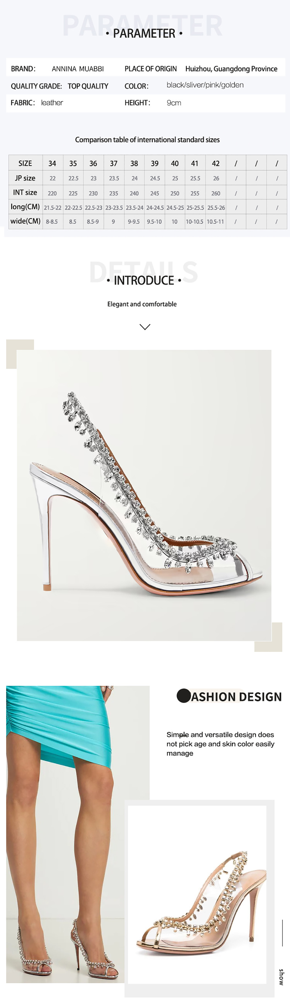 Sandals Bling Crystal Embellished Fish Toe Double Platform Rhinestone Clear PVC High Heels Back Strap T- Stage Women's Shoes