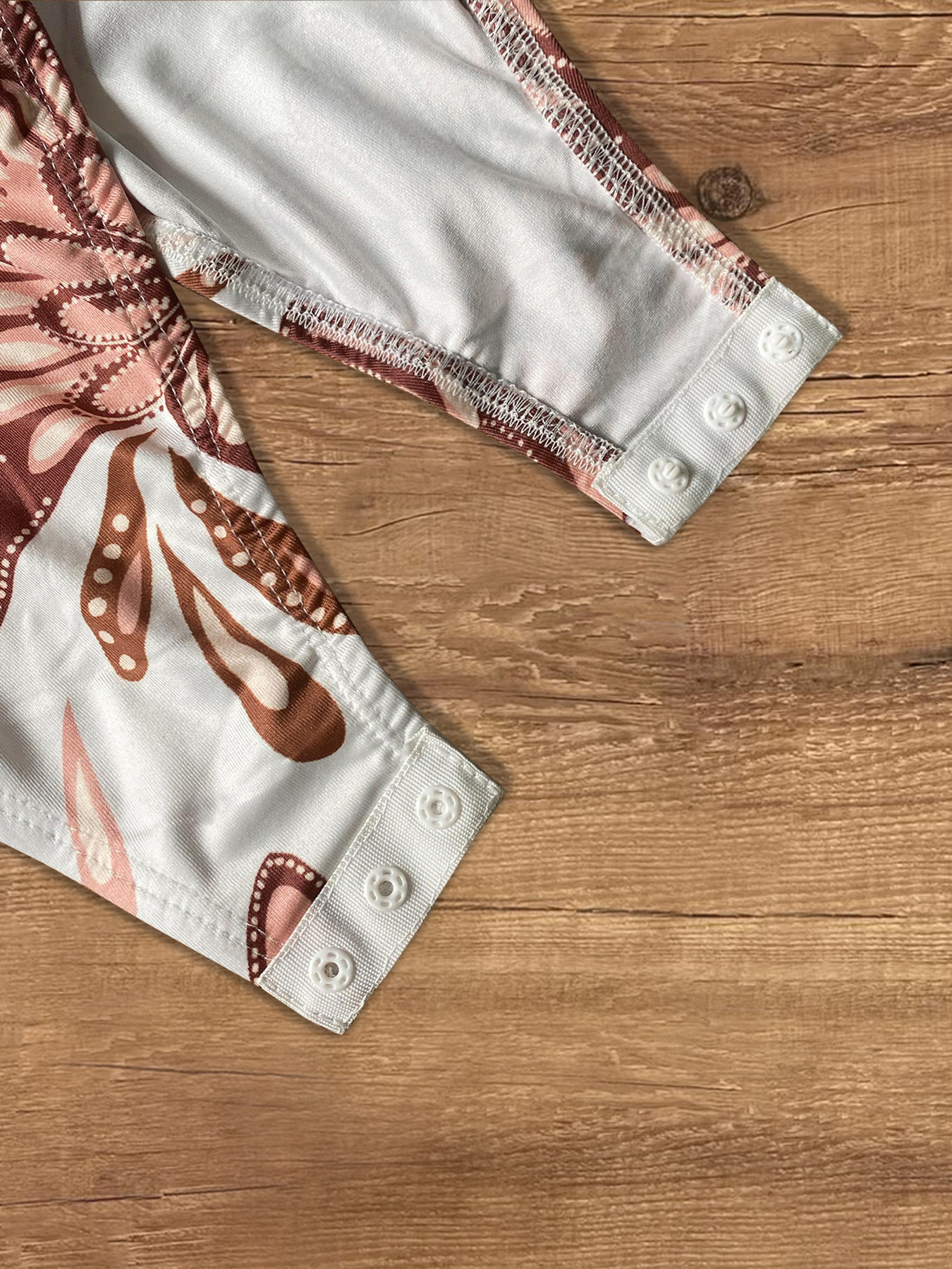 Chic Casual Wear for Her: Designer Polyblend Outfits Collection Rust-Colored Halterneck Blouse w/ Tapered Bottoms---1764